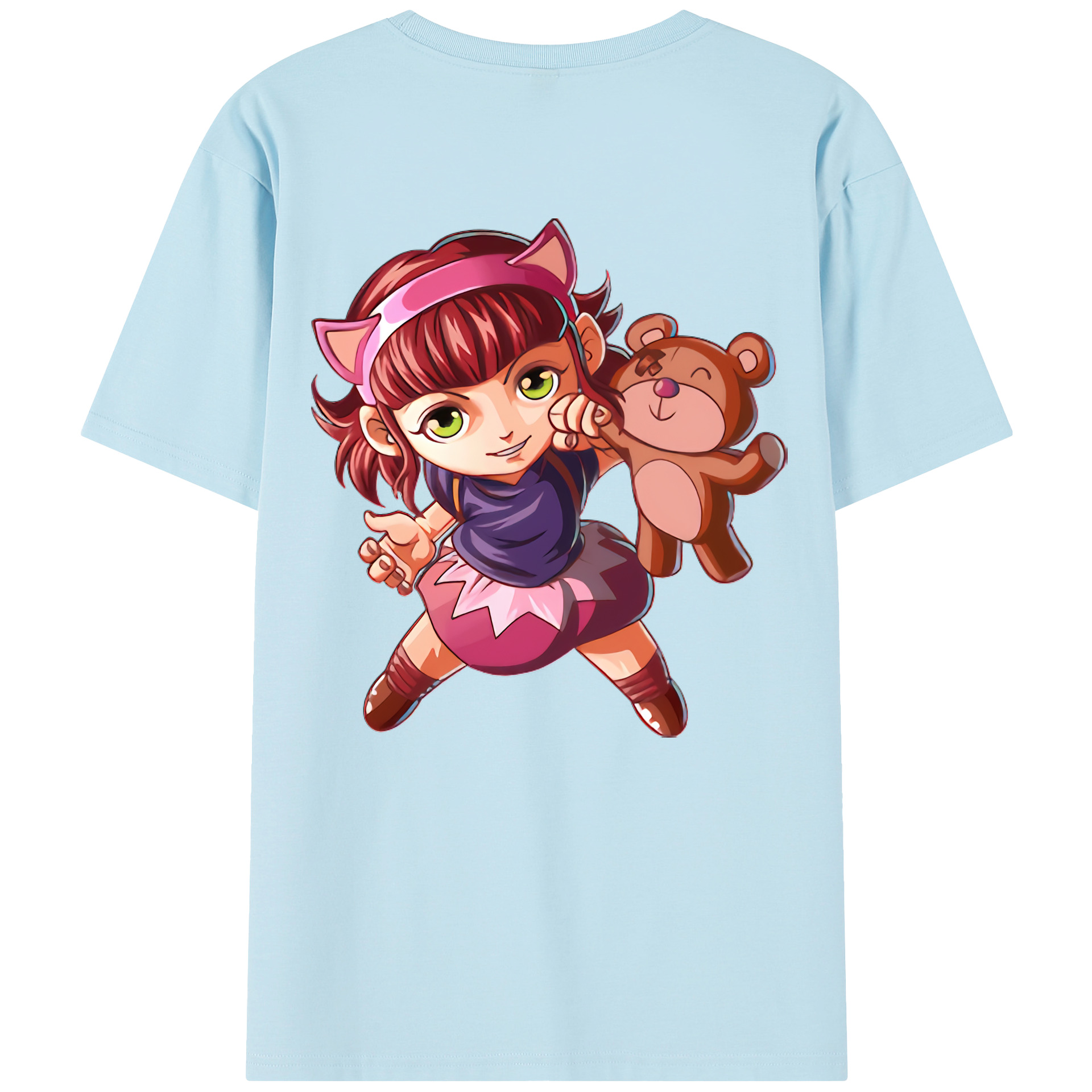 リーグ・オブ・レジェンド League of Legends LOL 綿100％半袖Tシャツ（背面プリント）
